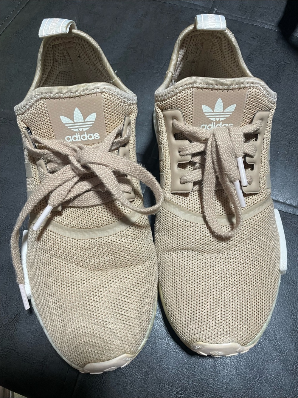 adidas Men’s Beige Lightweight Mesh Sneakers